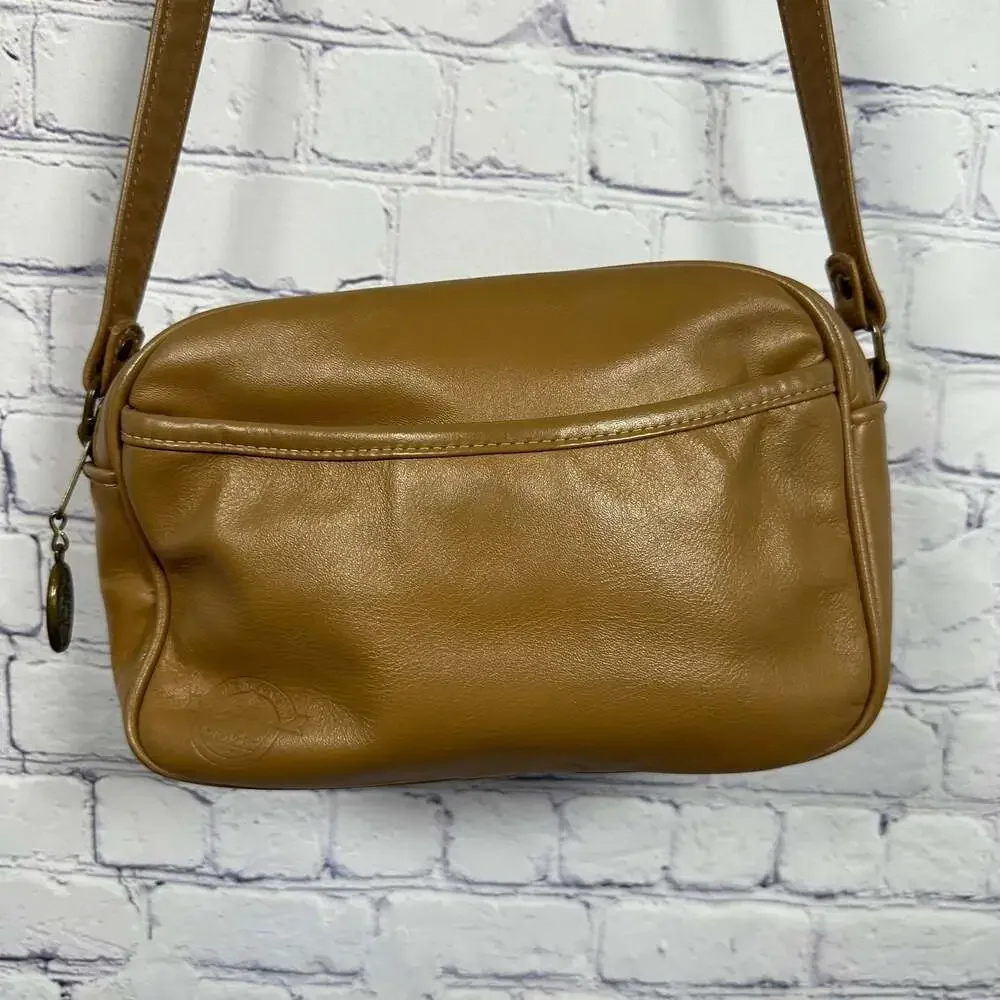 Stone Mountain Genuine Leather Brown Crossbody Bag - Picture 2 of 10